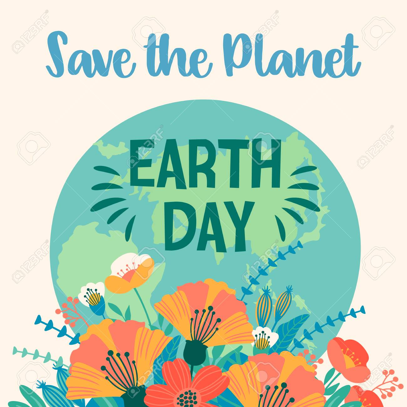 earth day vector template for card poster banner flyer earth day templates