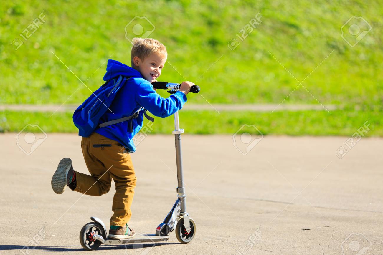 little boy scooter