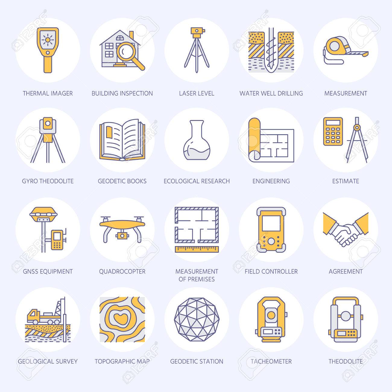 Miraculous Refund defense Geodetic Survey Engineering Vector Flat Line Icons. Geodesy Equipment, Tacheometer, Theodolite, Tripod. Geological Research, Building Measurement Inspection Illustration. Construction Service Signs. Stock Photo, Picture And Royalty Free Image. Image ... Miraculous Refund defense Geodetic Survey Engineering Vector Flat Line Icons. Geodesy Equipment, Tacheometer, Theodolite, Tripod. Geological Research, Building Measurement Inspection Illustration. Construction Service Signs. Stock Photo, Picture And Royalty Free Image. Image ...