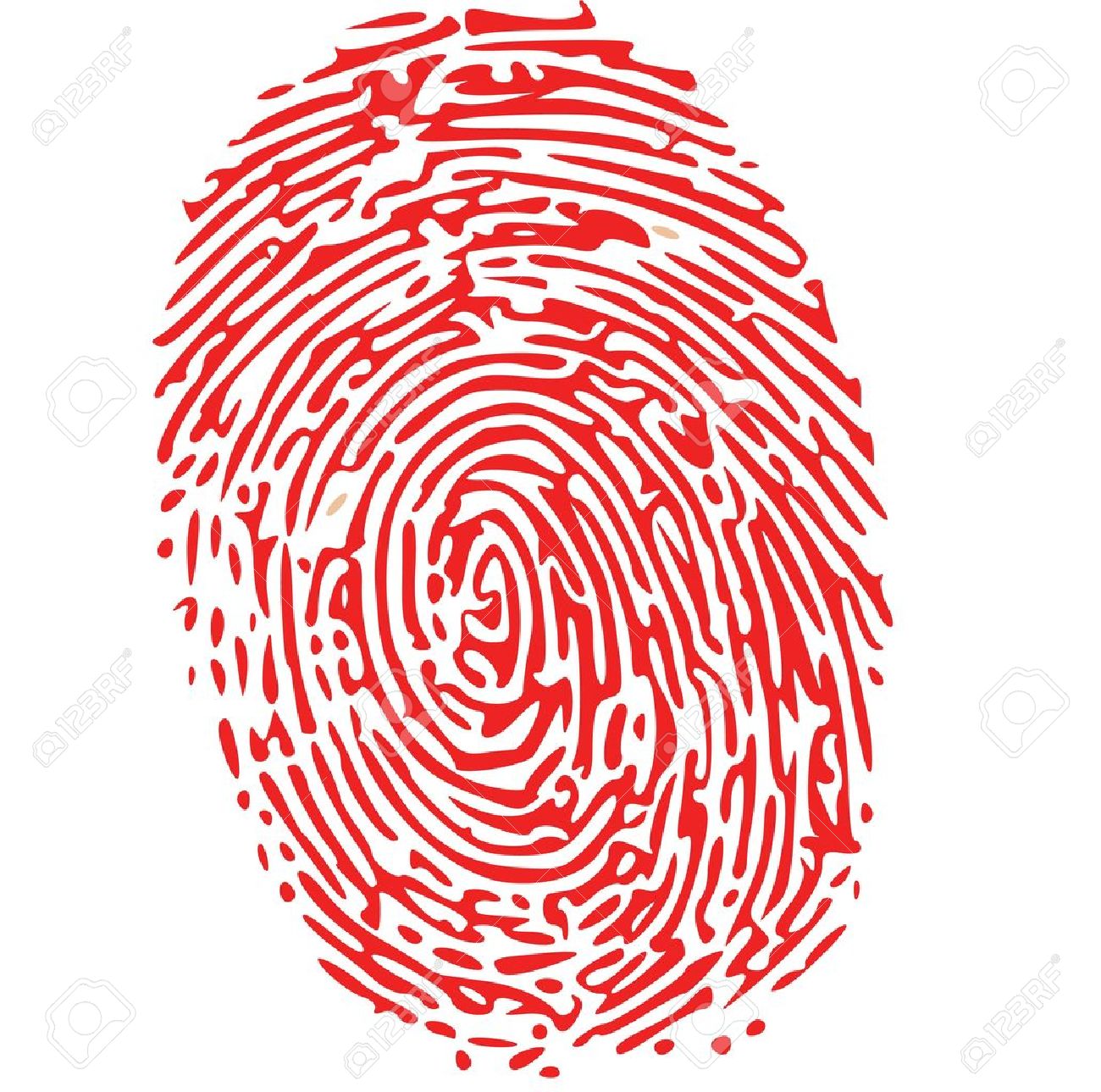 red thumbprint royalty free cliparts vectors and stock