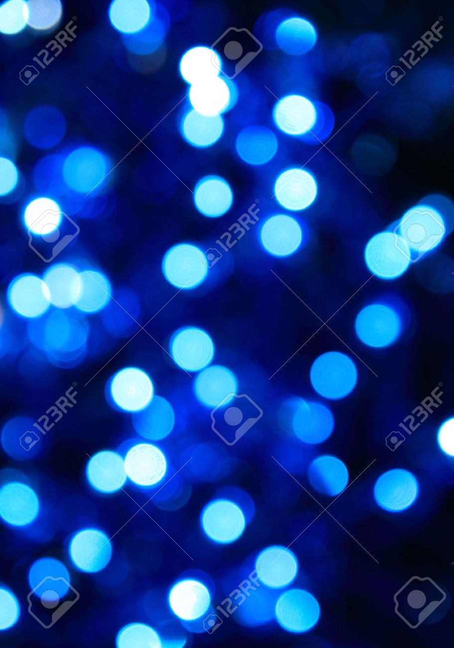 Abstract Blue Lights Background Stock Photo, Picture and Royalty