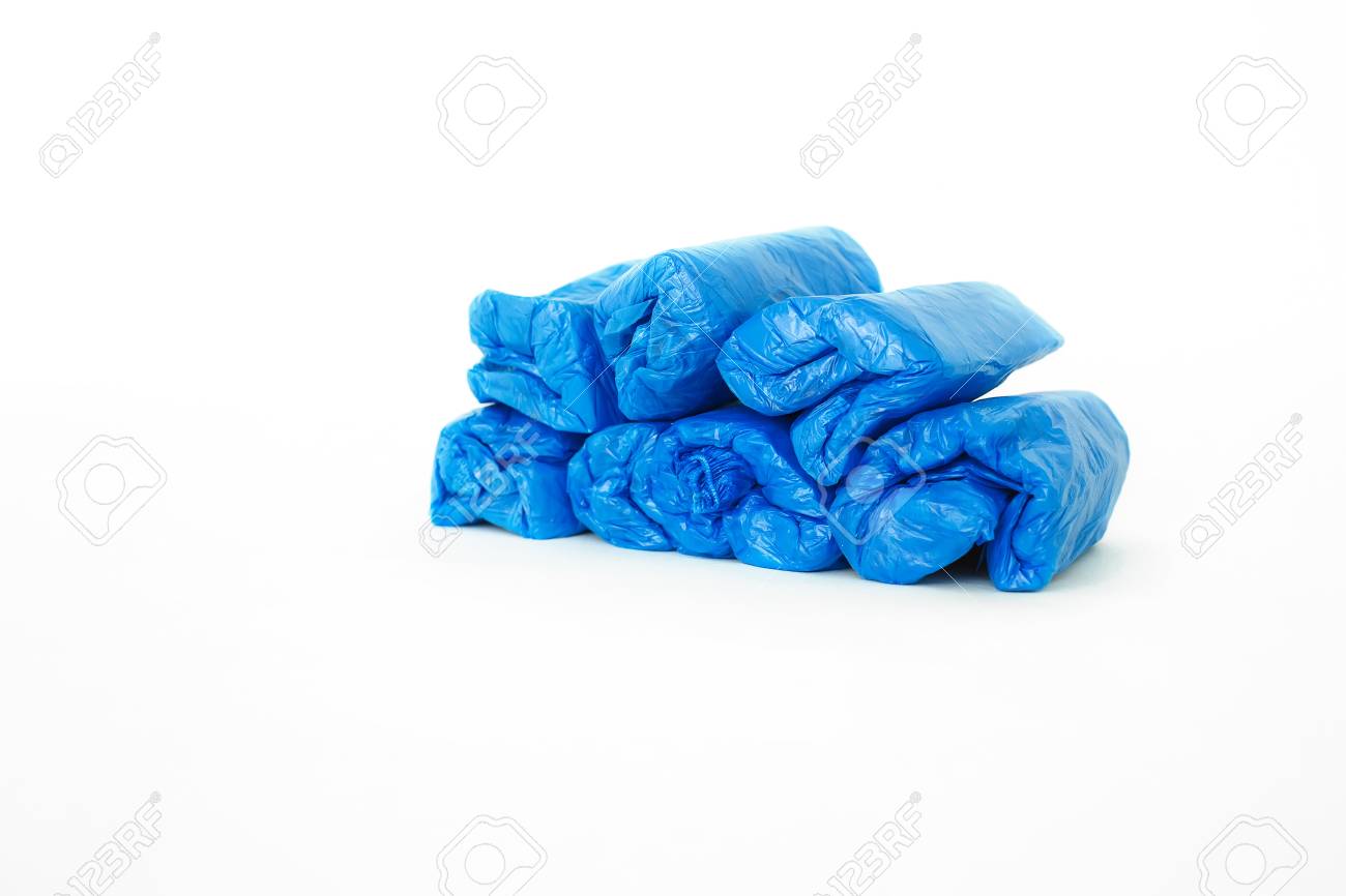 blue boot covers