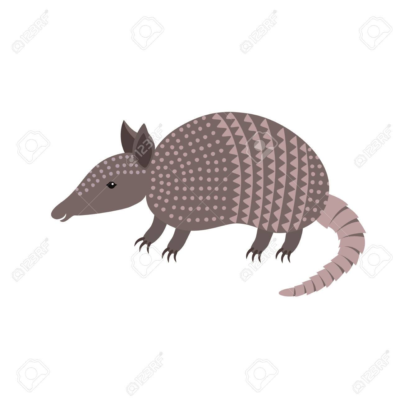 Cartoon Armadillo Animal Smiling Stock Photo, Picture and Royalty Free  Image. Image 73246626., image size:1300x1300