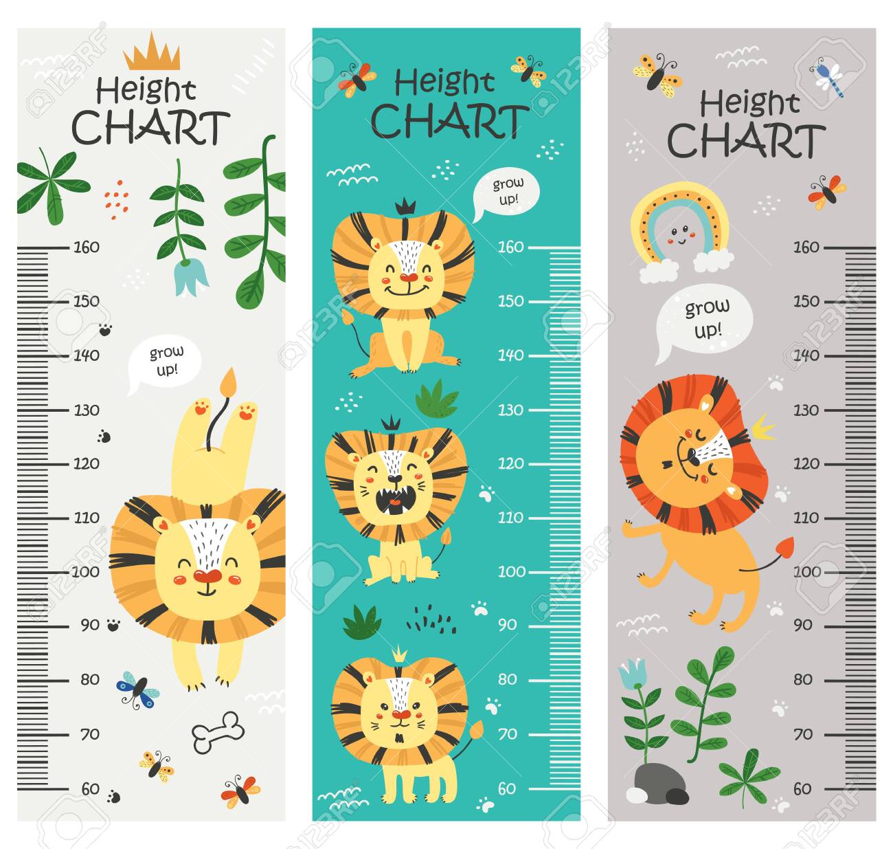 kids-height-chart-vector-isolated-illustration-with-lions-royalty-free-svg-cliparts-vectors-and-stock-illustration-image-142937637 for Free Printable Printable Growth Chart Kids Height Chart. Vector Isolated Illustration With Lions Royalty Free SVG, Cliparts, Vectors, and Stock Illustration. Image 142937637. for Free Printable Printable Growth Chart