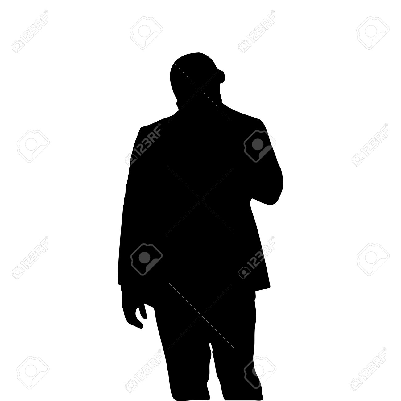 Black Man Silhouette. Business Man Profile Silhouette Isolated Vector  Royalty Free SVG, Cliparts, Vectors, and Stock Illustration. Image  197691816., image size:1300x1300