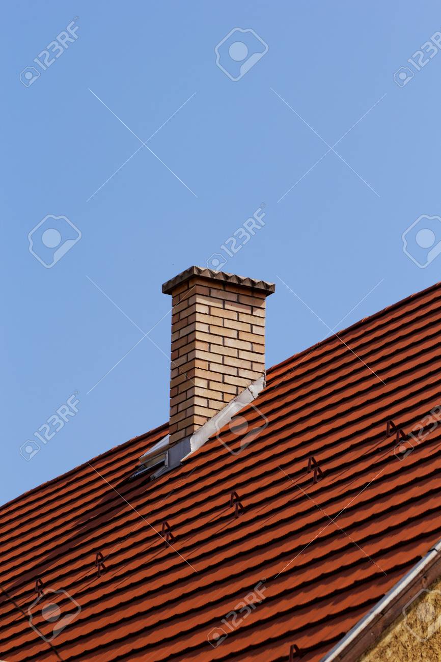 Chimney On The Roof Stock Photo Picture And Royalty Free Image Image