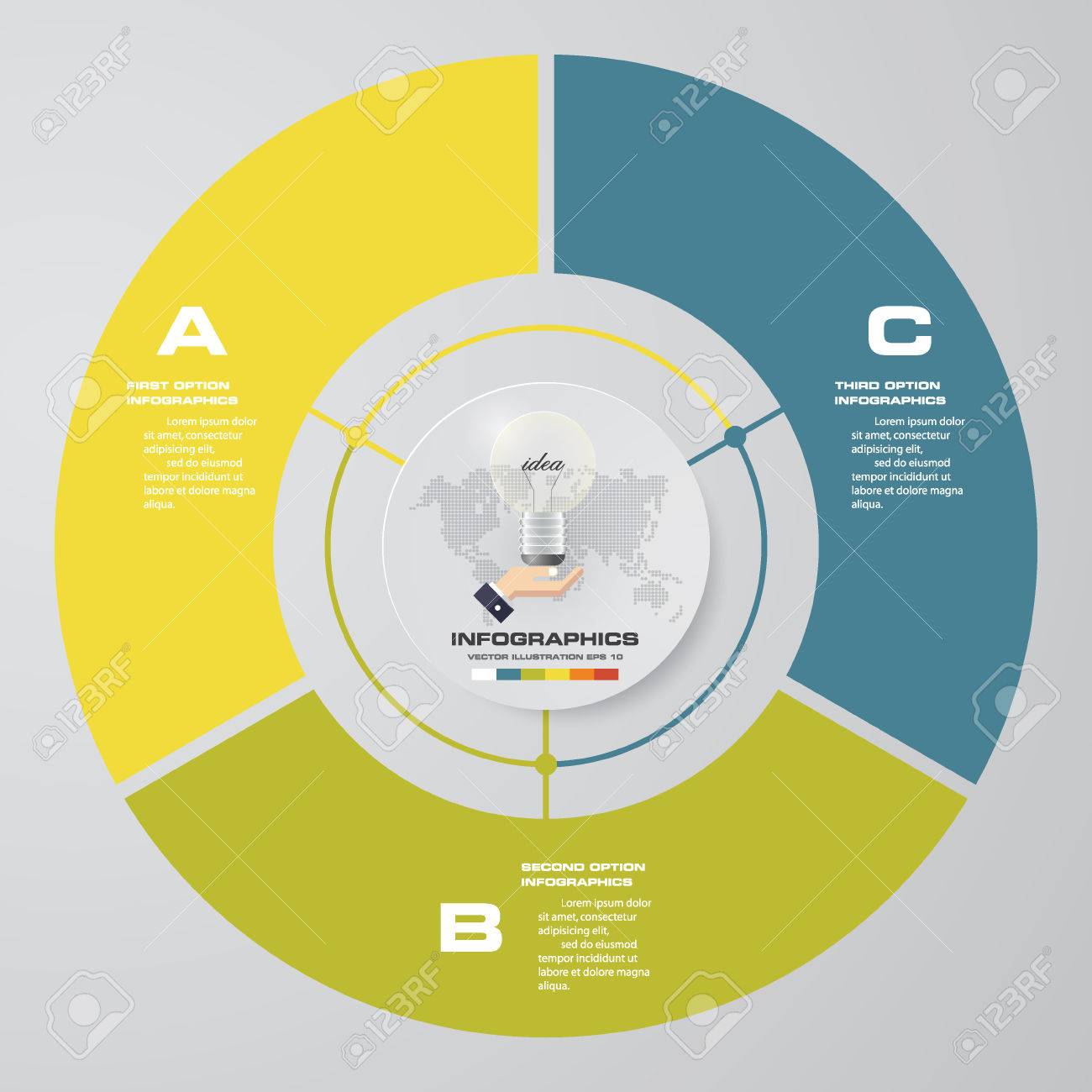 modern pie chart
