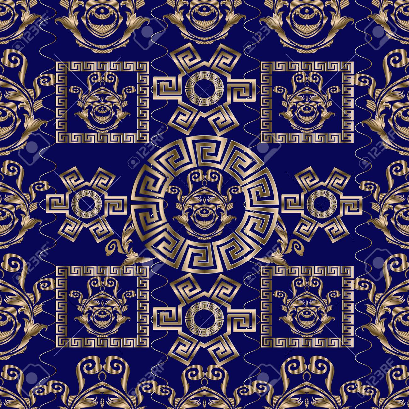 Gratuit Images Modele Sans Couture De Vecteur Baroque Floral Avec Des Elements dernière salutations