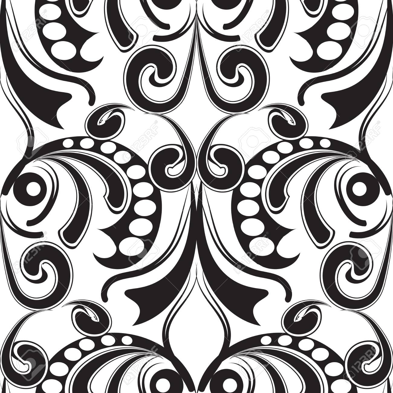 baroque black and white