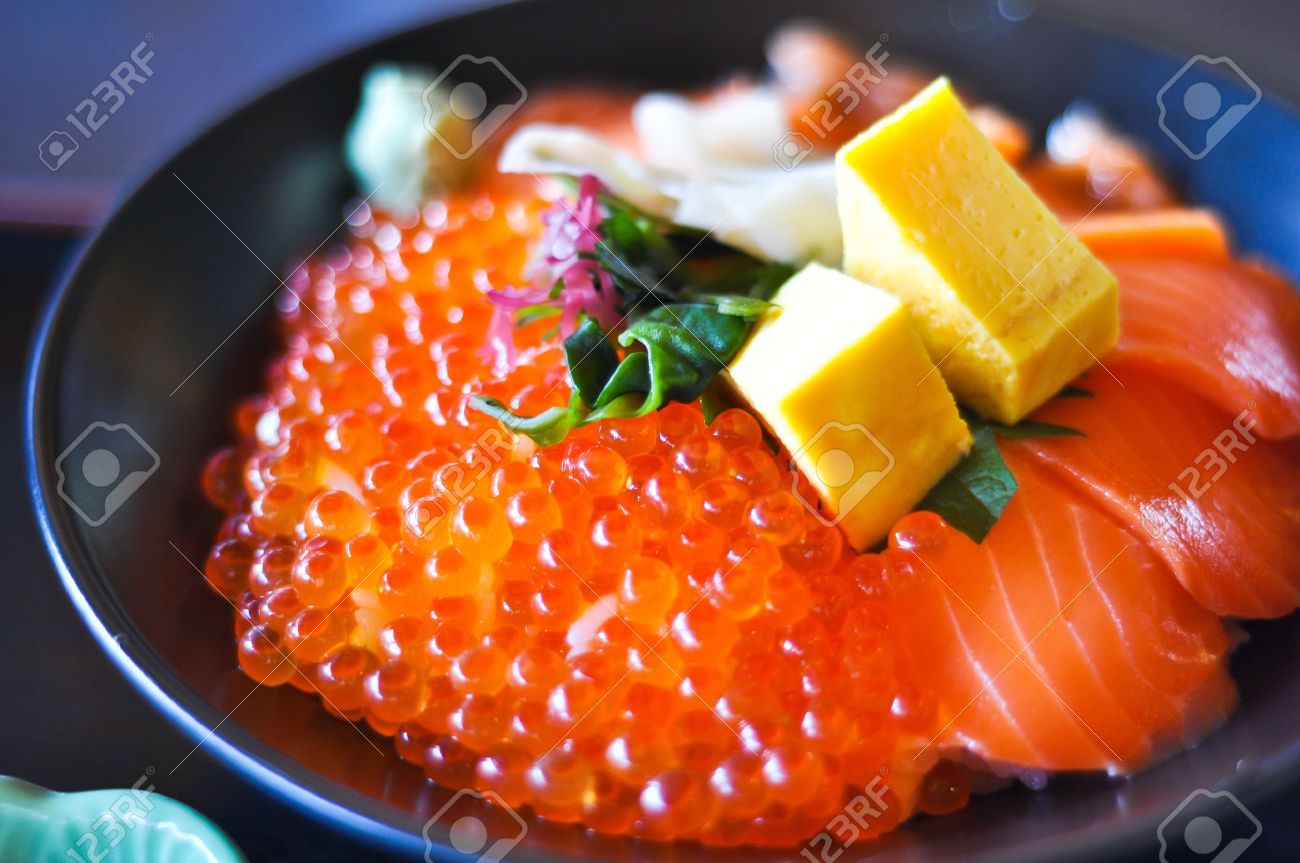 salmon eggs