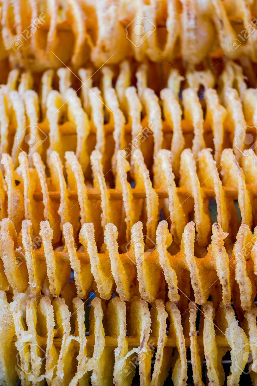 フライド ポテト スパイラル棒 の写真素材 画像素材 Image