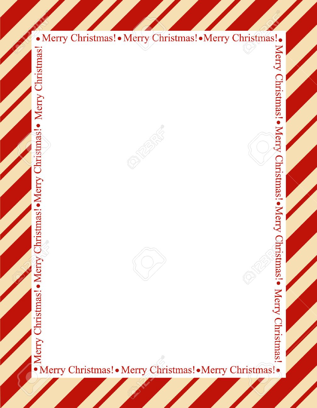 retro striped frame with red stripes with merry christmas letters striped frame