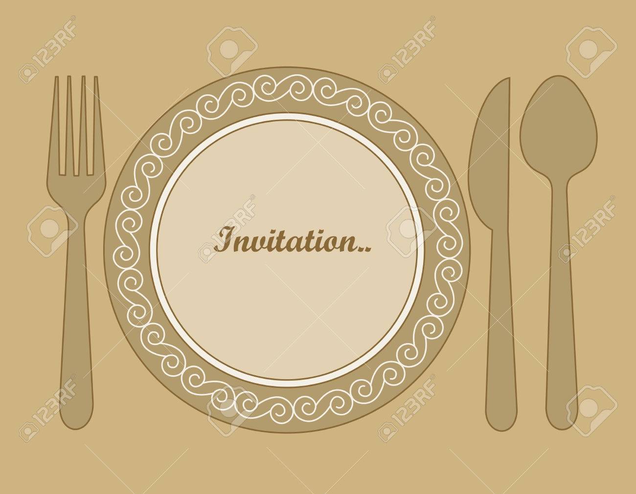 dinner invitation background