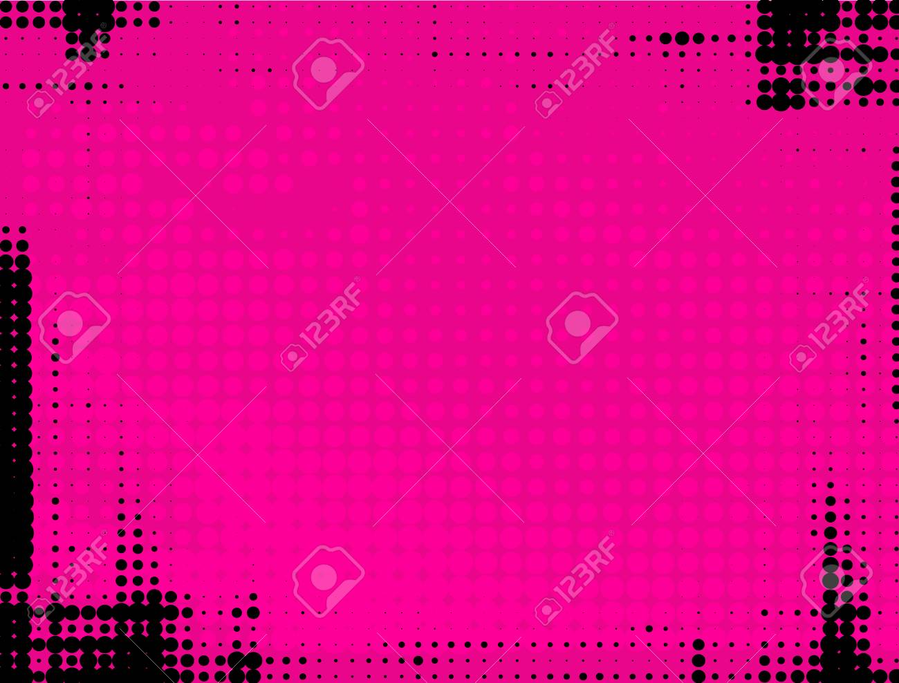 抽象的なピンク グランジのイラスト背景で黒いふちどりが点在 の写真素材 画像素材 Image