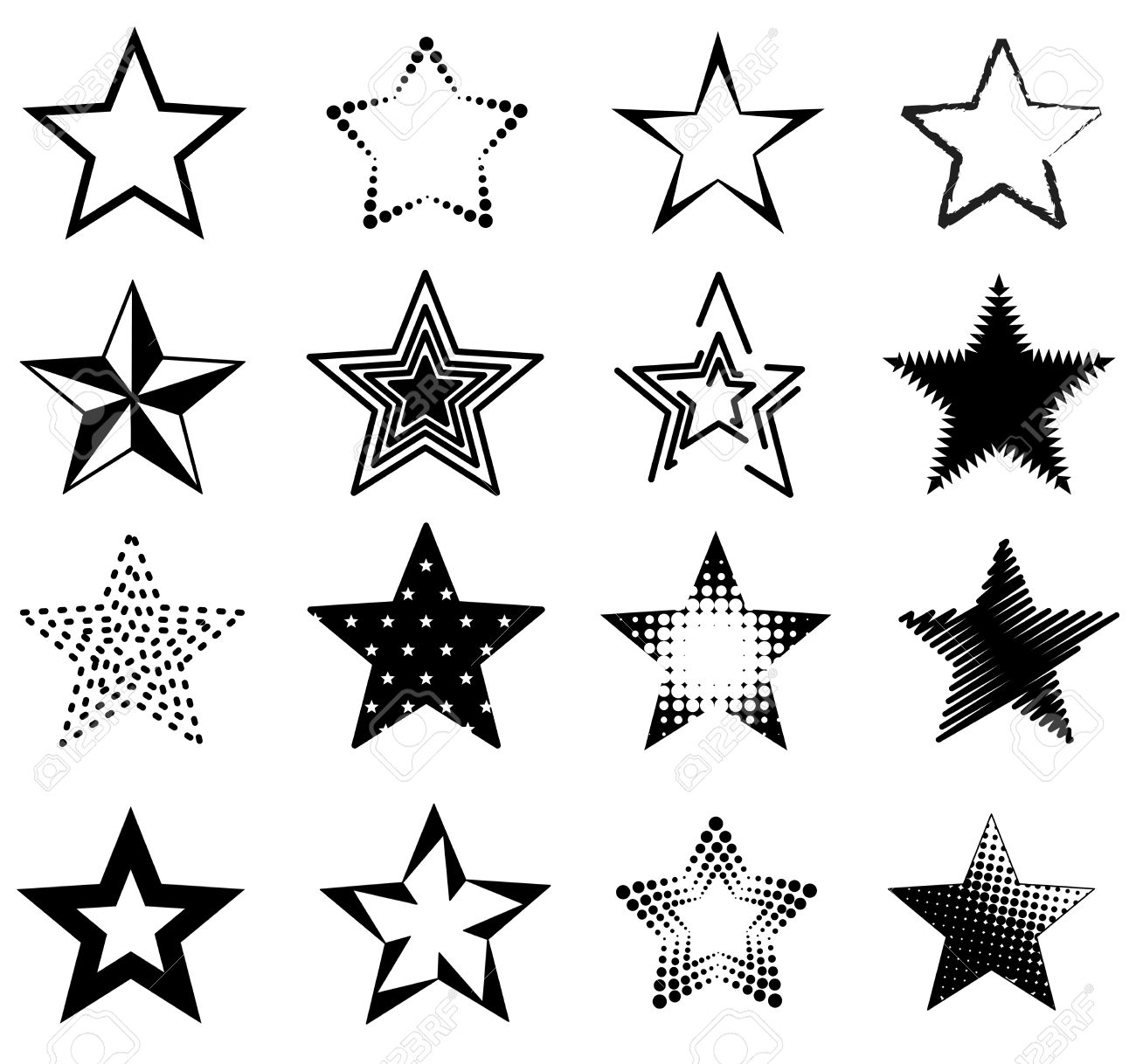collection of different shaped