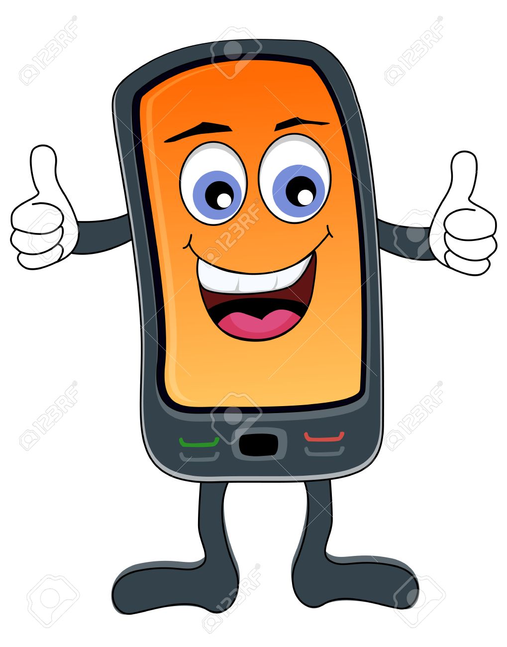 Bild des laechelnden gesichtskarikatur