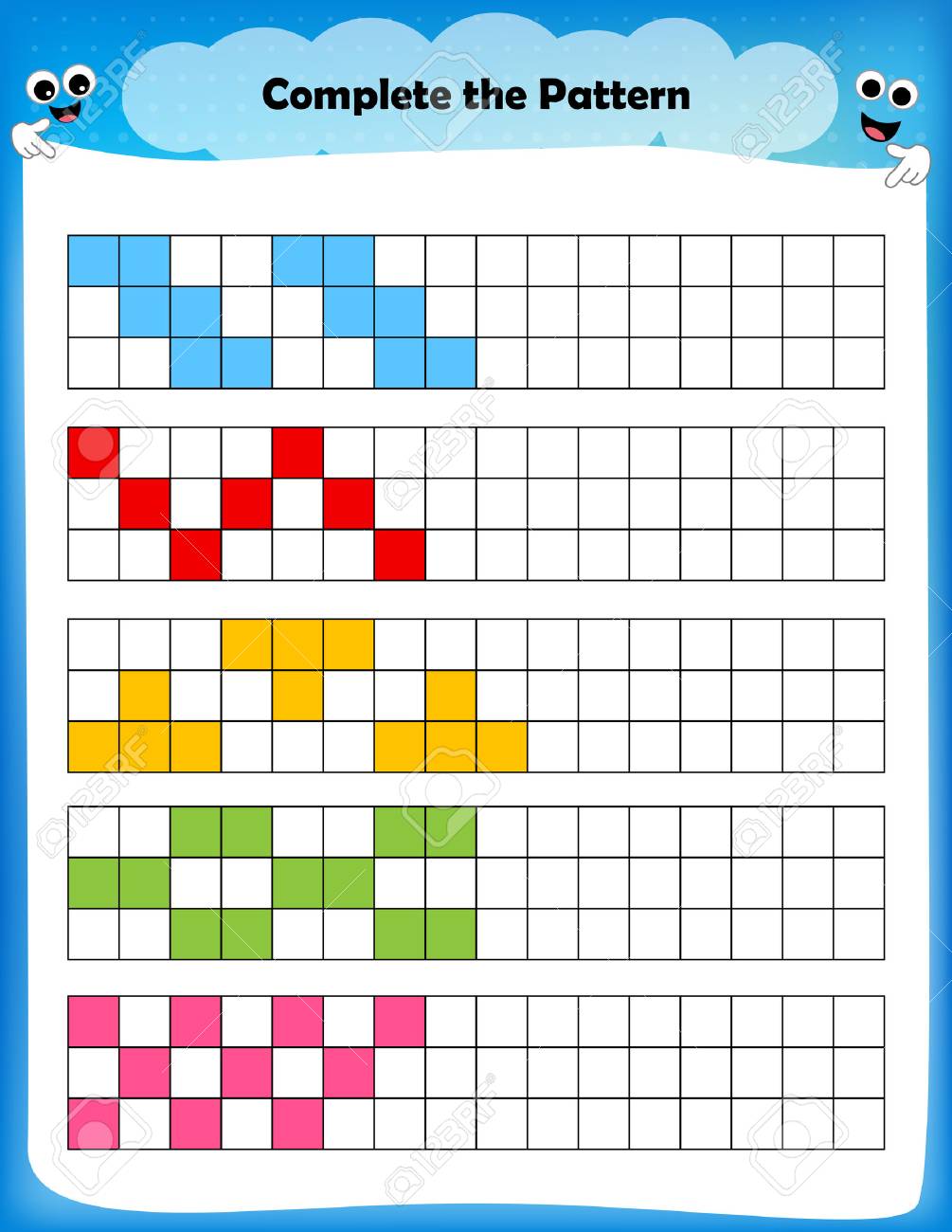 Pattern Worksheet New Inspiration Ideas Pattern Worksheet New Inspiration Ideas