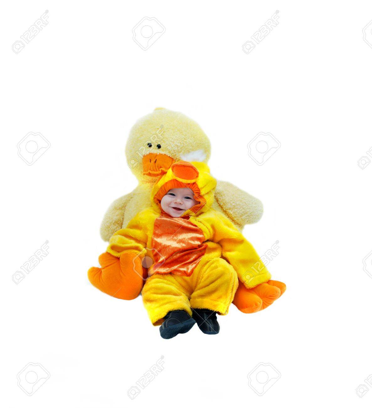 pato de peluche gigante