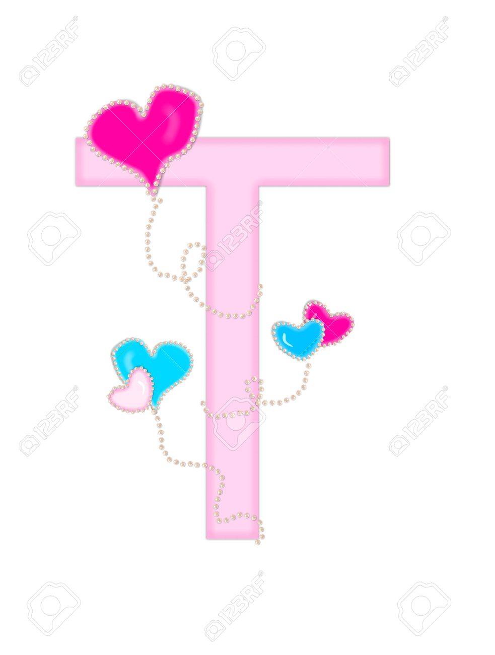 La Letra T En El Corazon De San Valentin Alfabeto Conjunto Fotos Retratos Imagenes Y Fotografia De Archivo Libres De Derecho Image