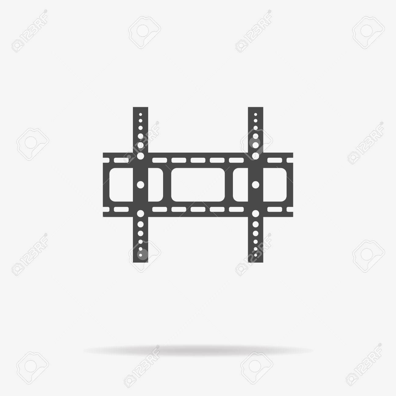 Tv Wandhalterung Symbol Vektor Konzept Illustration Fur Design Lizenzfrei Nutzbare Vektorgrafiken Clip Arts Illustrationen Image 62991058