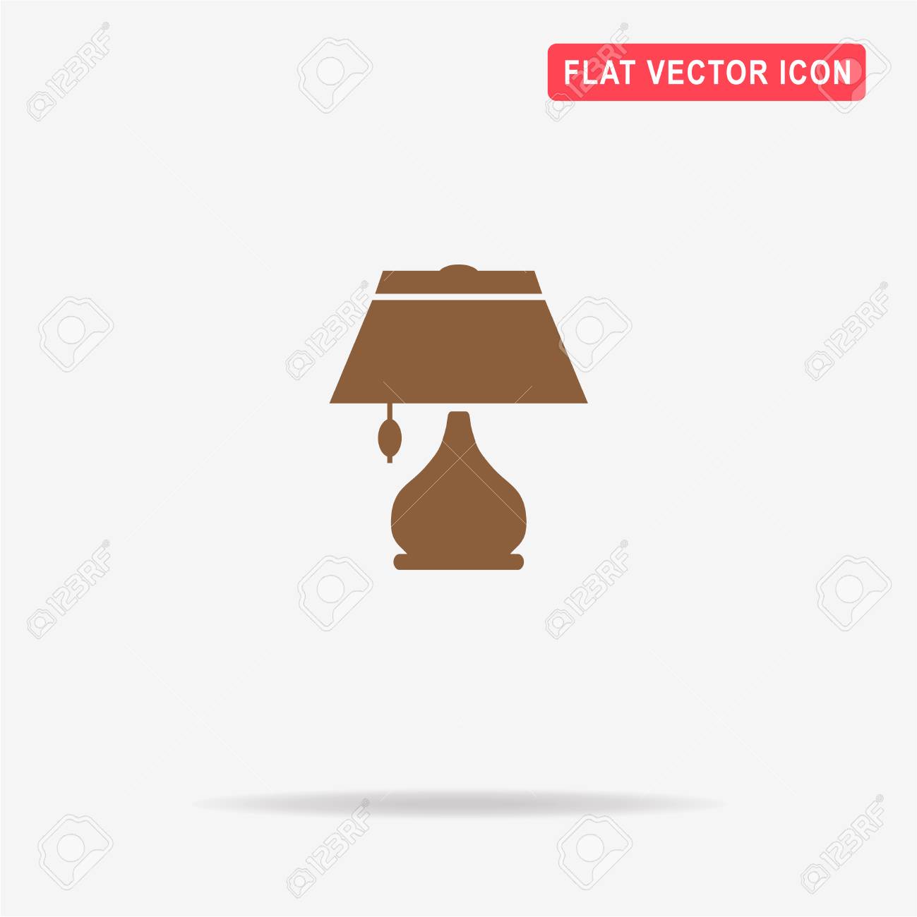 de ilustración Icono para el lámparaVector concepto diseño la del 8nZ0PkONwX