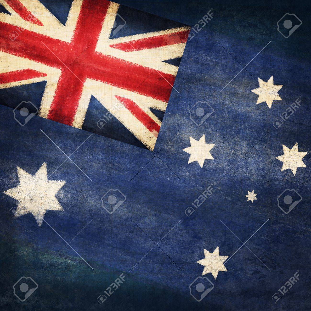 Fritid Nat Henholdsvis Australia Flag Drawing ,grunge And Retro Flag Series Stock Photo, Picture  And Royalty Free Image. Image 11823077.