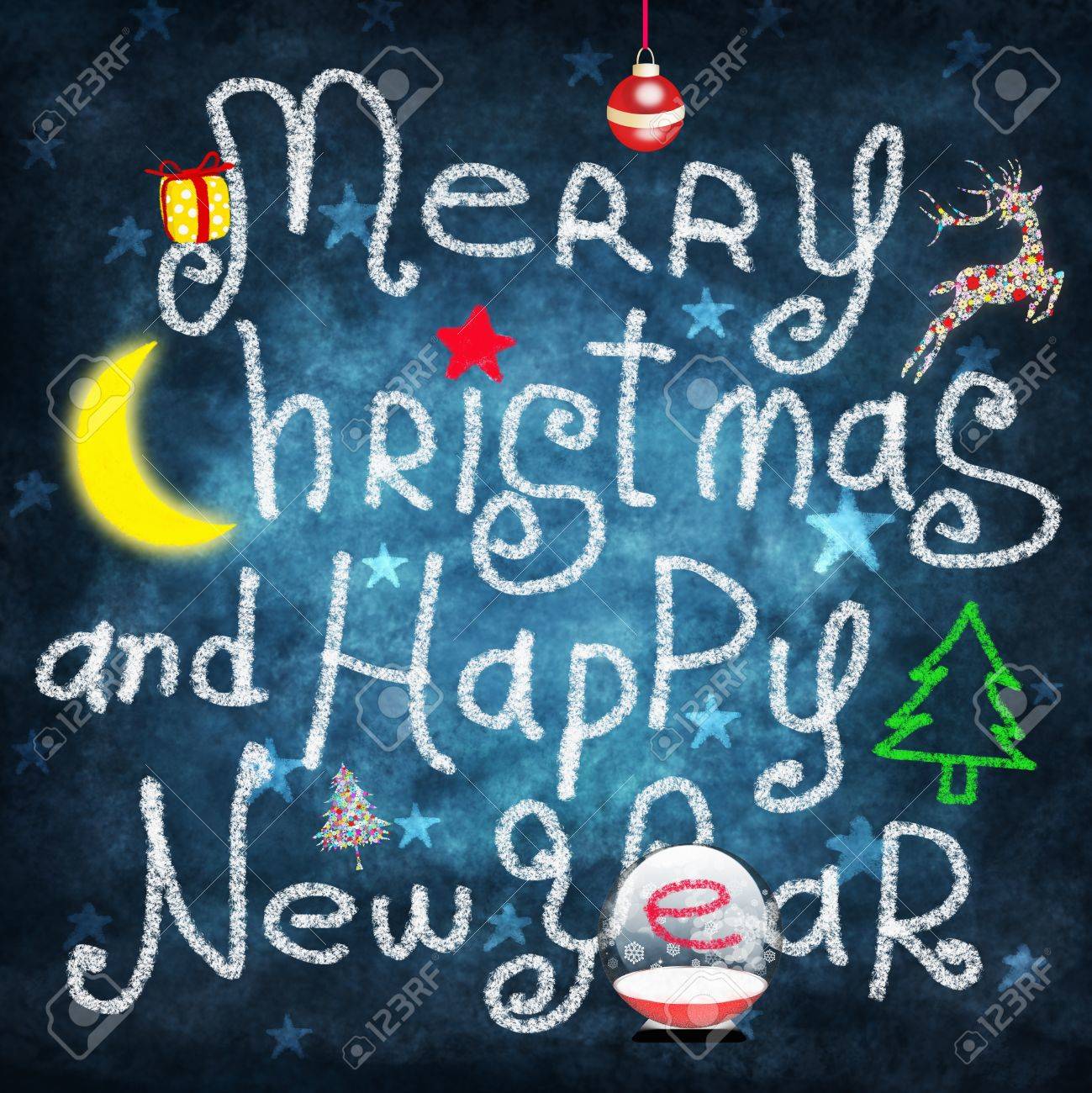 クリスマス カード 年賀状 の写真素材 画像素材 Image