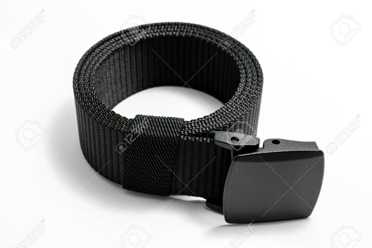 white tactical belt