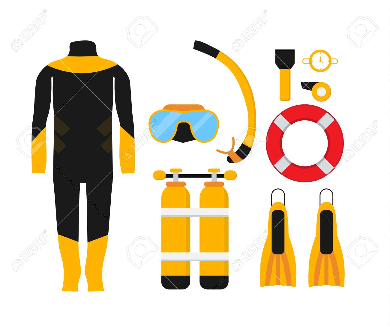 aqualung diving equipment