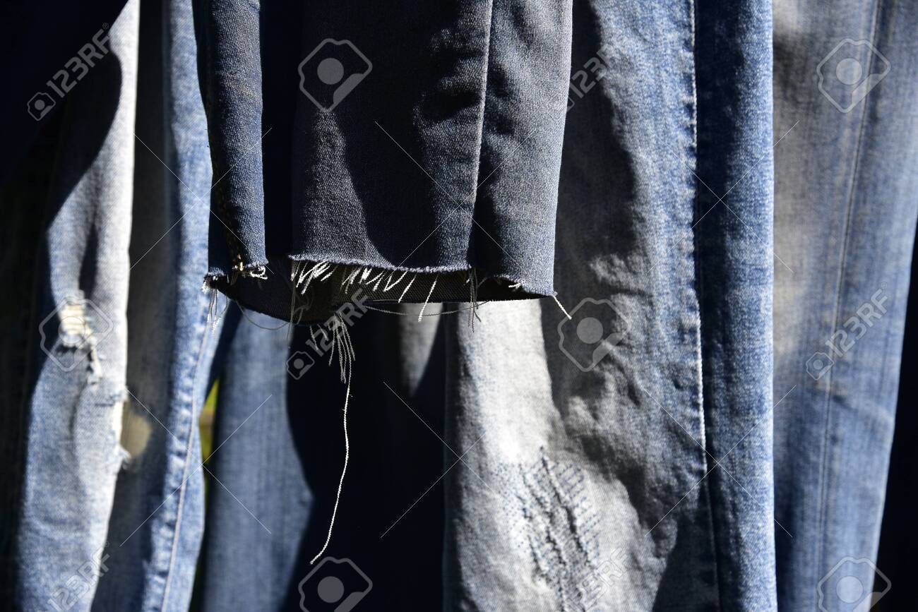 different color jeans