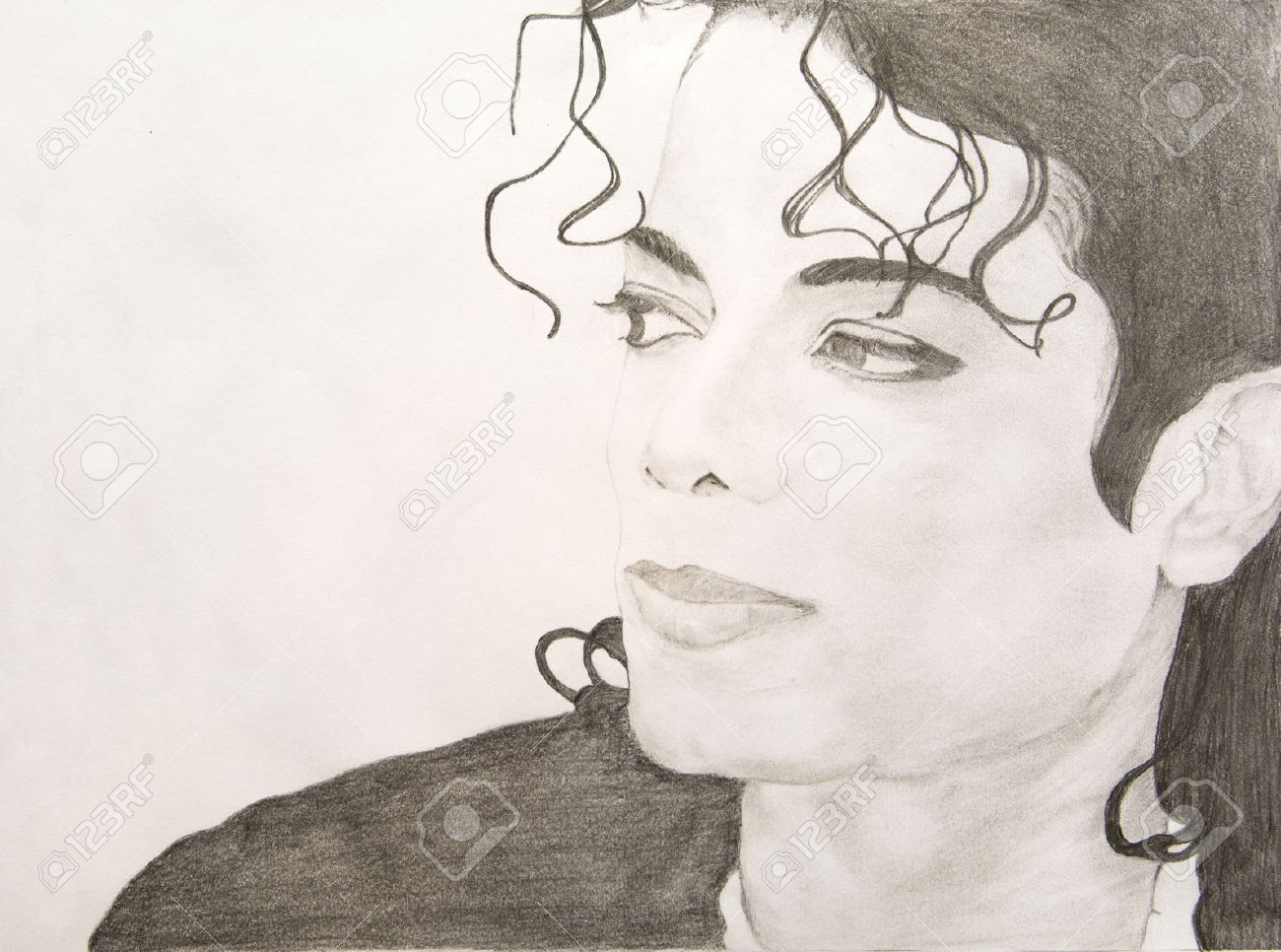 Michael Jackson Original Pastel / Pencil Drawing . Fan-art A4. - Etsy