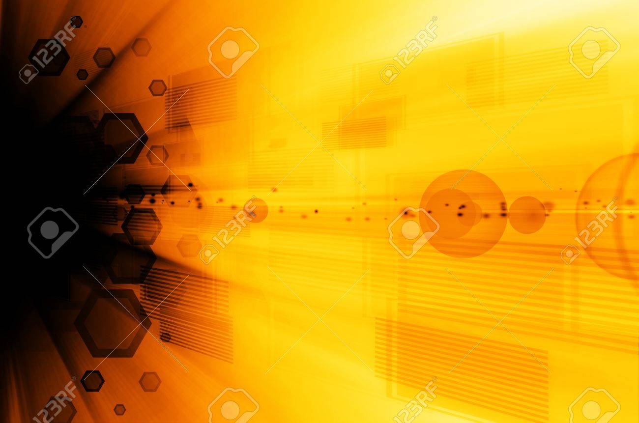 Abstract Dark Yellow Technology Background Stock Photo Picture And Royalty Free Image Image 15587861