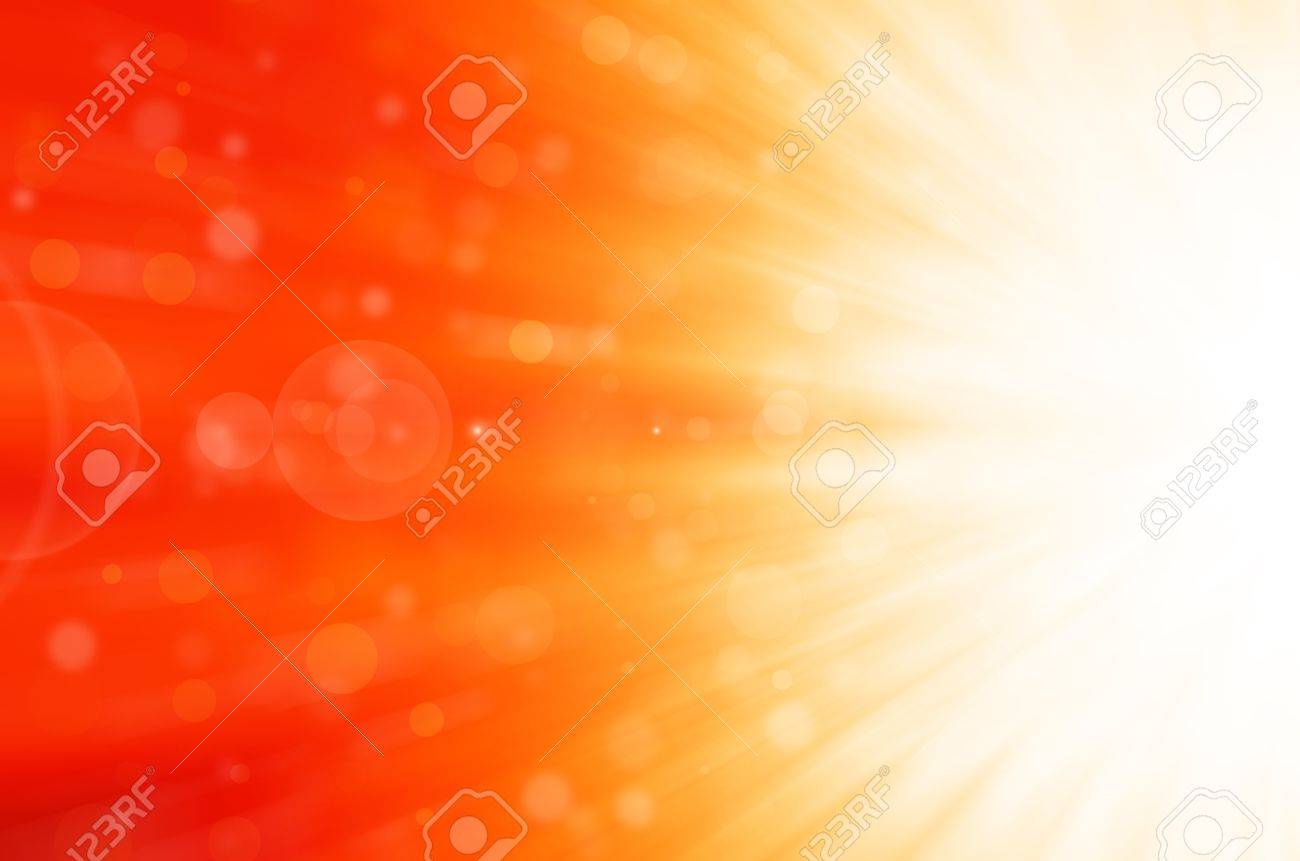 抽象的な暖かい光円の背景を持つ の写真素材 画像素材 Image