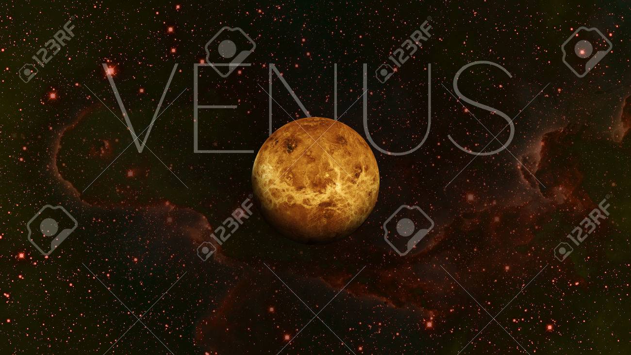 Système Solaire Vénus Cest La Deuxième Planète Du Soleil Cest Une Planète Terrestre Après La Lune Cest Lobjet Naturel Le Plus Brillant Dans