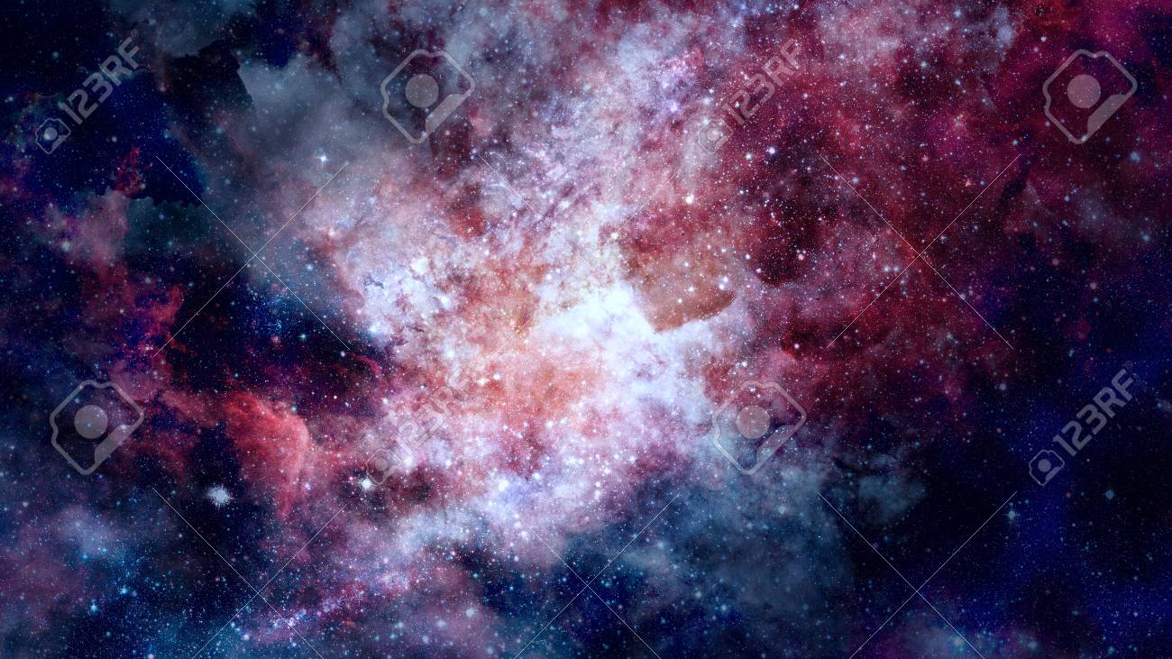 深い宇宙の星雲のガスの雲 Nasa から提供されたこのイメージの要素です の写真素材 画像素材 Image