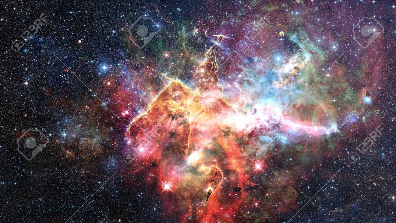 Mystic Mountain Region In The Carina Nebula Imaged By The Hubble Space Telescope Stock Photo Picture And Royalty Free Image Image