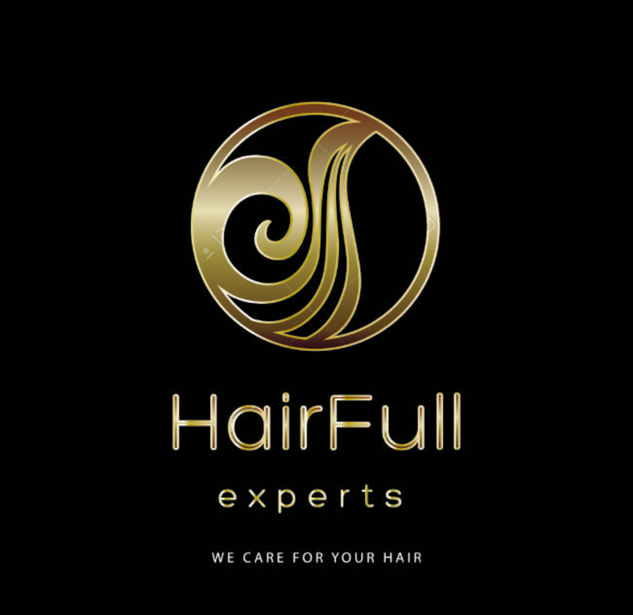 Beautiful hair , premium vector logo / icon design , luxury hair salon bran...