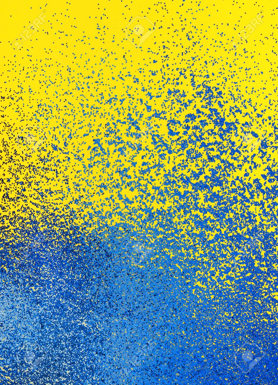 Abstract Blue And Yellow Background Bright Background For Your Design Stock Photo Picture And Royalty Free Image Image 138384389