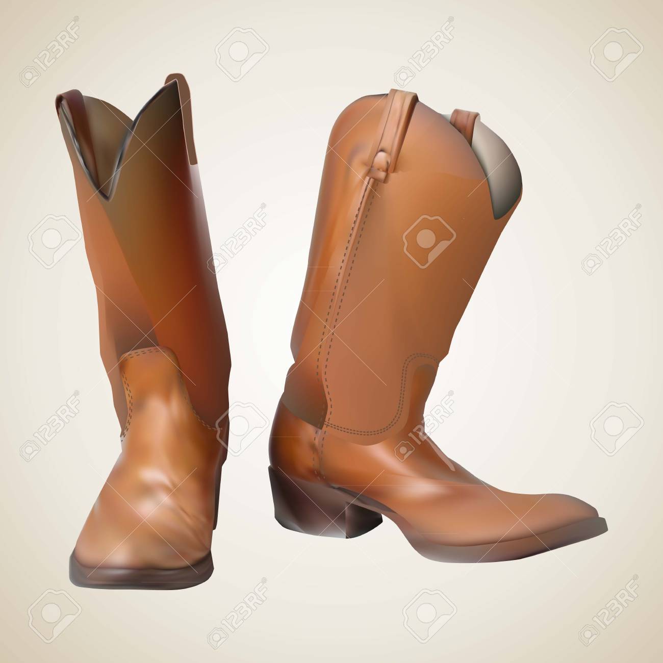 pair of cowboy boots