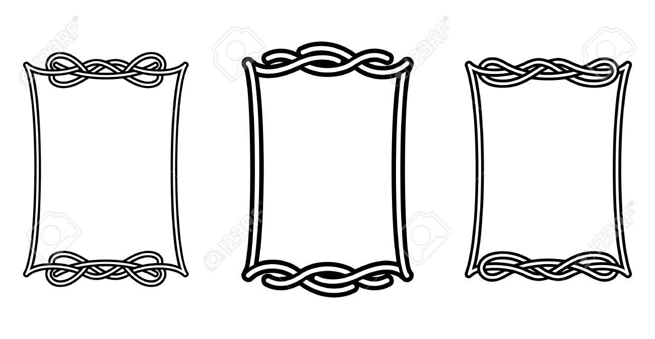 celtic frames royalty free