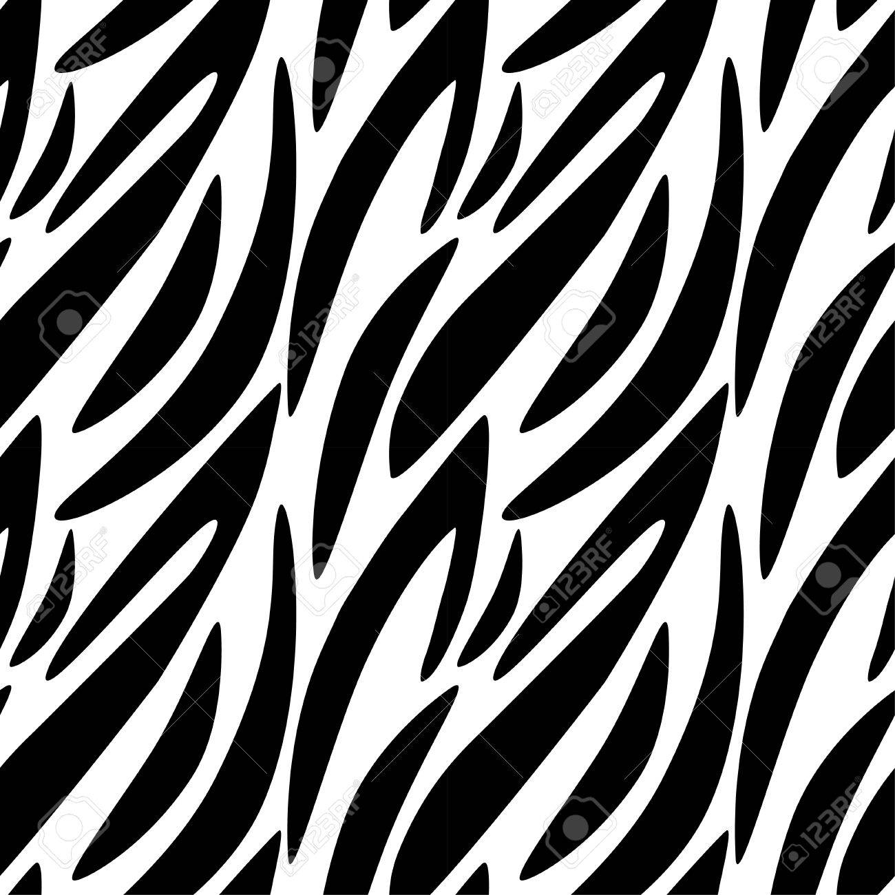 Abstract Print Animal Seamless Pattern In Black And White. Zebra, Tiger  Stripes. Monochrome Repeating Background Texture. Fabric Design. Wallpaper  - Vector Royalty Free SVG, Cliparts, Vectors, and Stock Illustration. Image  63822060., image size:1300x1300