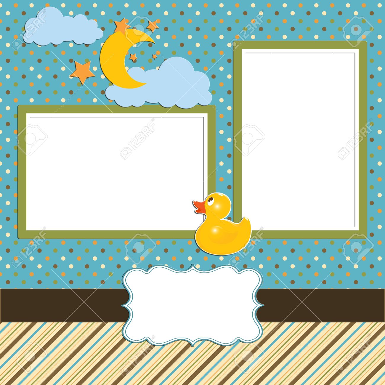 baby photo album scrapbook page 1 stock photo picture and baby album background