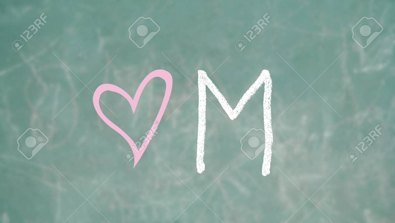 Om Mantra Avec Un Coeur D Amour Sur Le Tableau Noir De La Classe De L Ecole Banque D Images Et Photos Libres De Droits Image