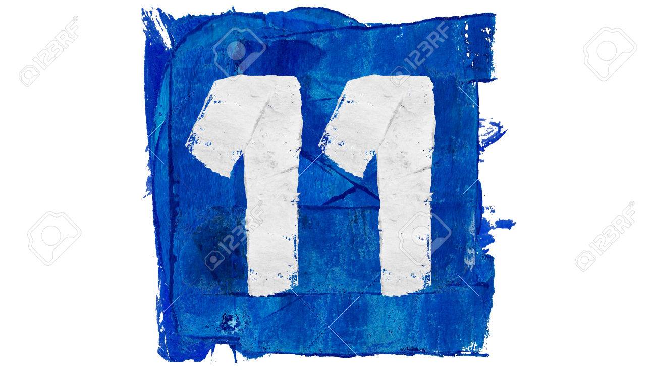 blue and white elevens