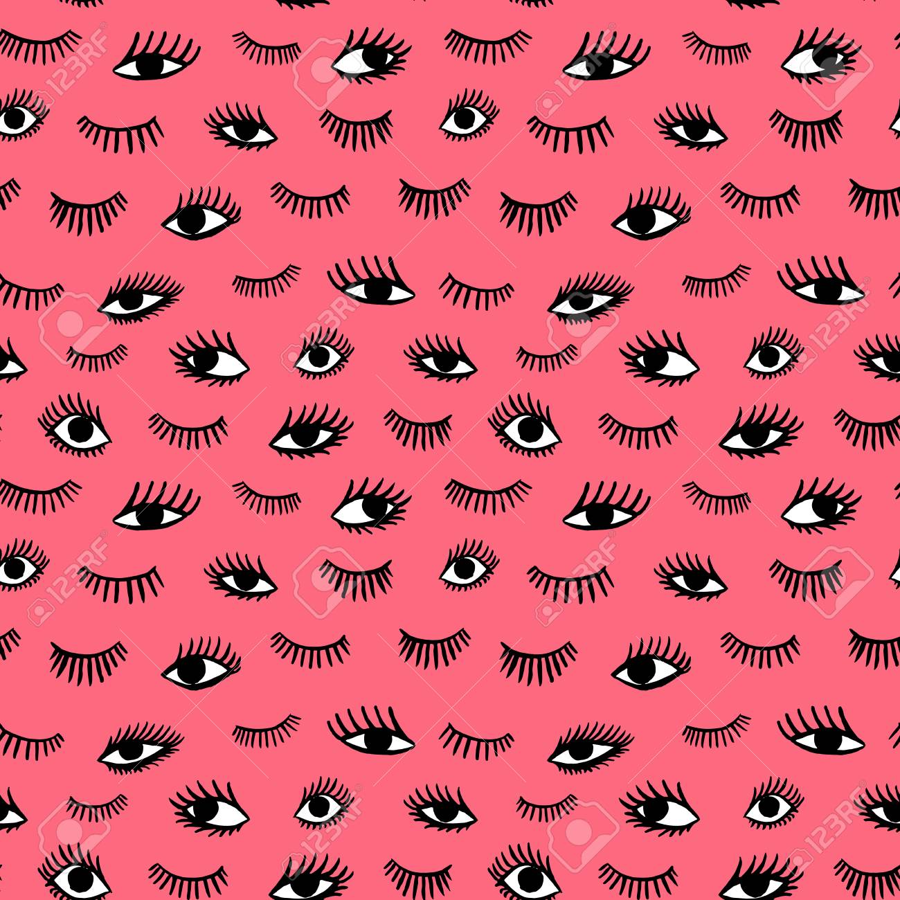 Dibujado A Mano El Ojo, Los Labios Rosados ??doodles Patrón Transparente En Estilo Retro. Ilustración De La Belleza De Abrir Y Cerrar Los Ojos De Tarjetas, Textiles, Fondos De Pantalla, Fondos. Fotos, Dibujado A Mano El Ojo, Los Labios Rosados ??doodles Patrón Transparente En Estilo Retro. Ilustración De La Belleza De Abrir Y Cerrar Los Ojos De Tarjetas, Textiles, Fondos De Pantalla, Fondos. Fotos,