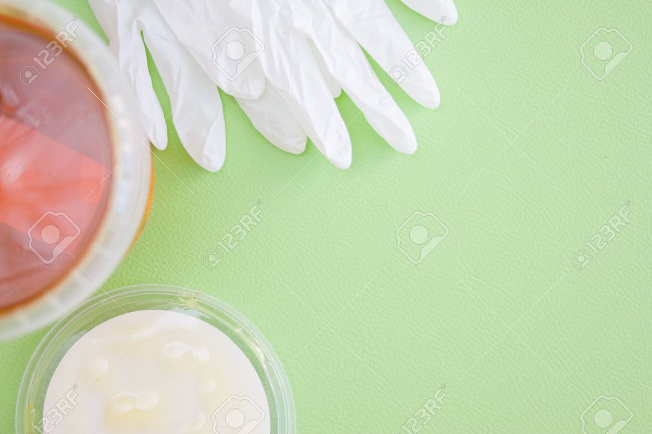 Depilation And Beauty Concept Sugar Paste Or Wax Honey For