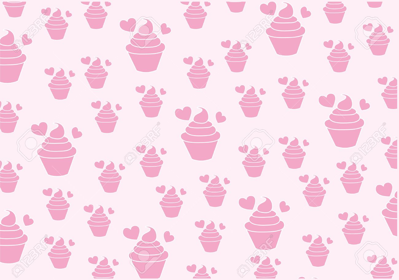 background pink birthday sweet cupcakes royalty free cliparts pink birthday background