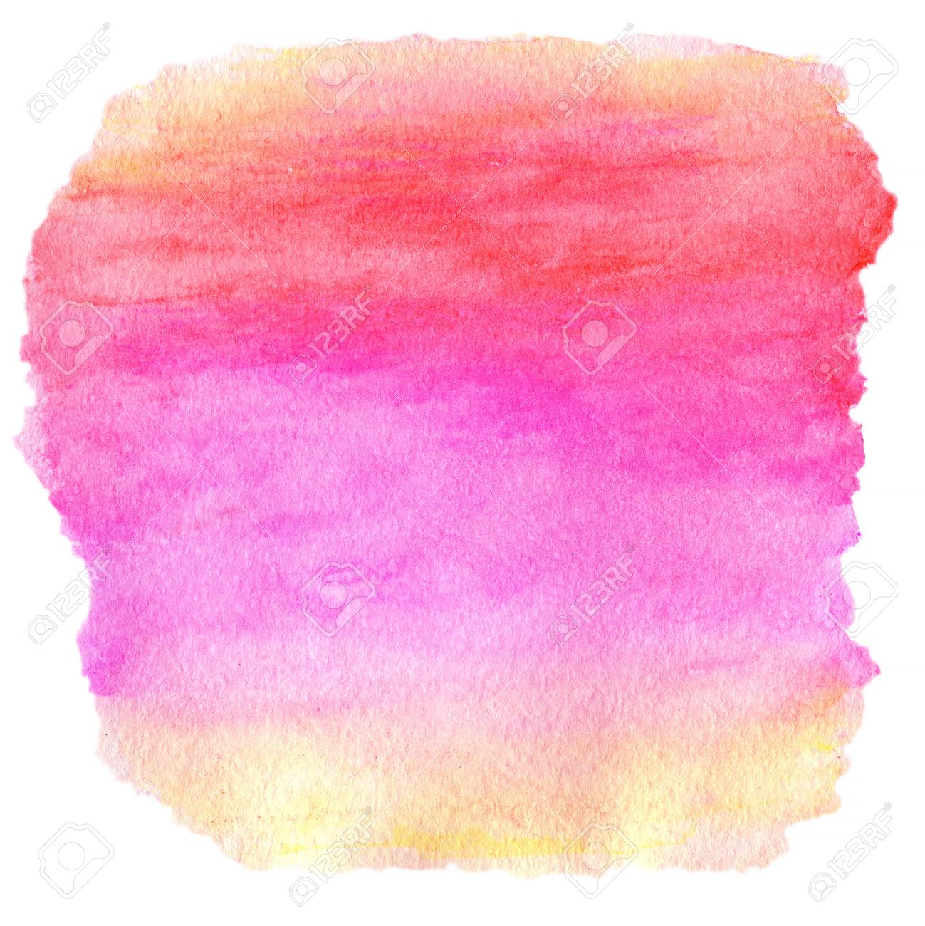 Watercolor Wet Background Purple Pink Yellow Orange Wet