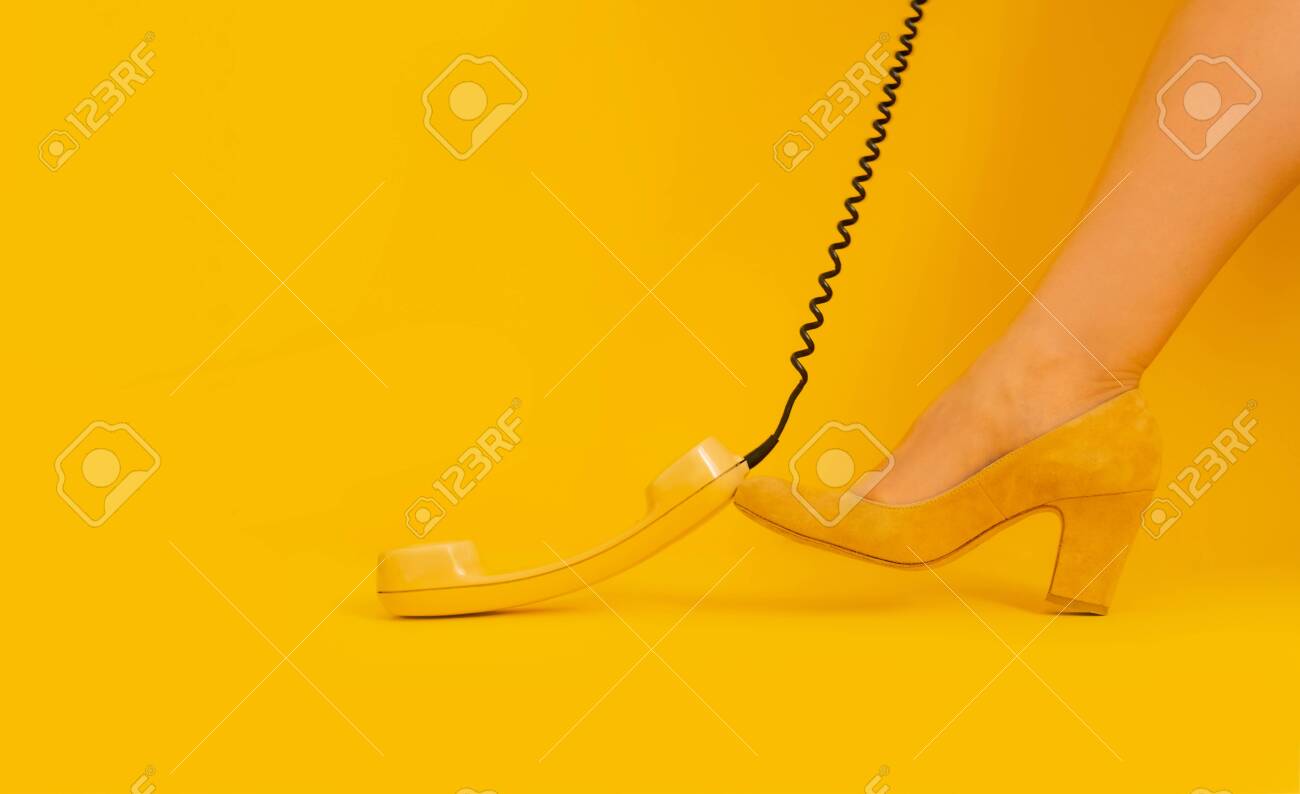 vintage yellow shoes