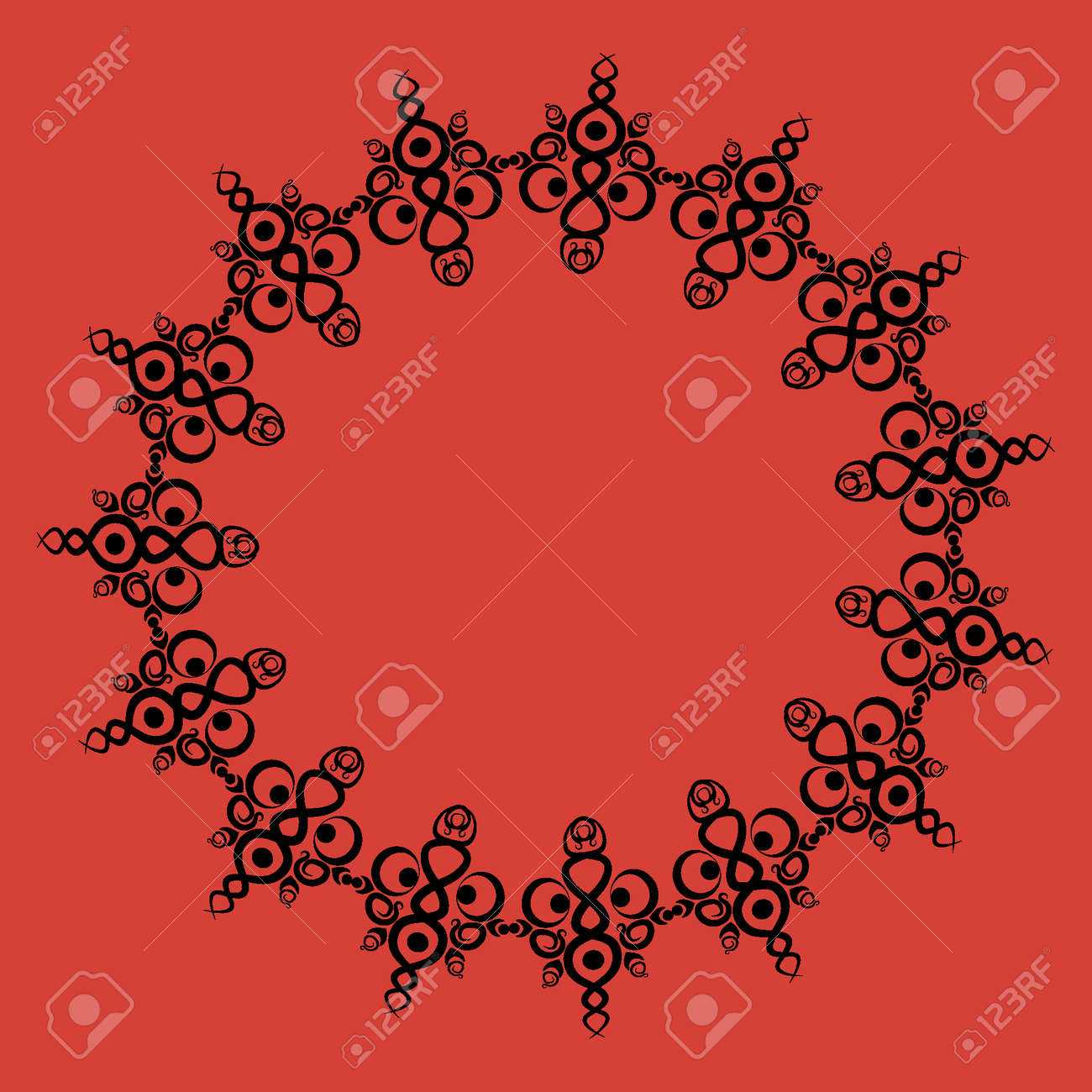 Frames of decorative ethnic elements on a square sheet, surreal, graphics. Designing notebook covers, mobile apps, websites, design elements - 170357191 Frames of decorative ethnic elements on a square sheet, surreal, graphics. Designing notebook covers, mobile apps, websites, design elements - 170357191